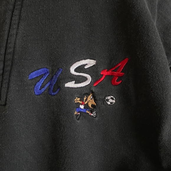 Vintage USA World Cup 1994 Crewneck 3/4 zipped. - Picture 4 of 8
